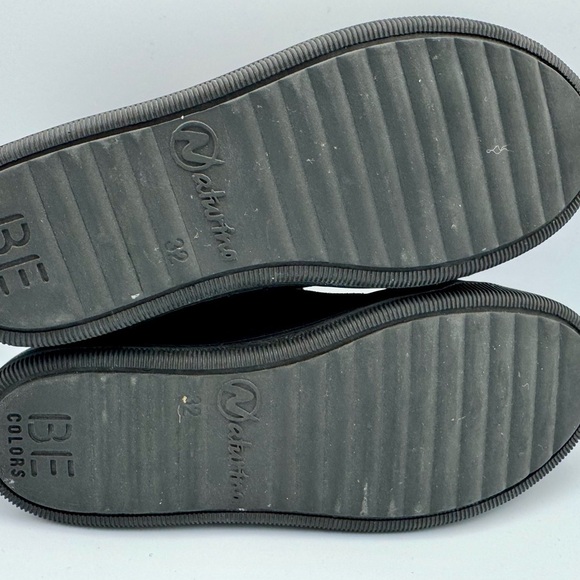 Children's Blue and Brown Velcro Sneakers - Picture 5 of 6